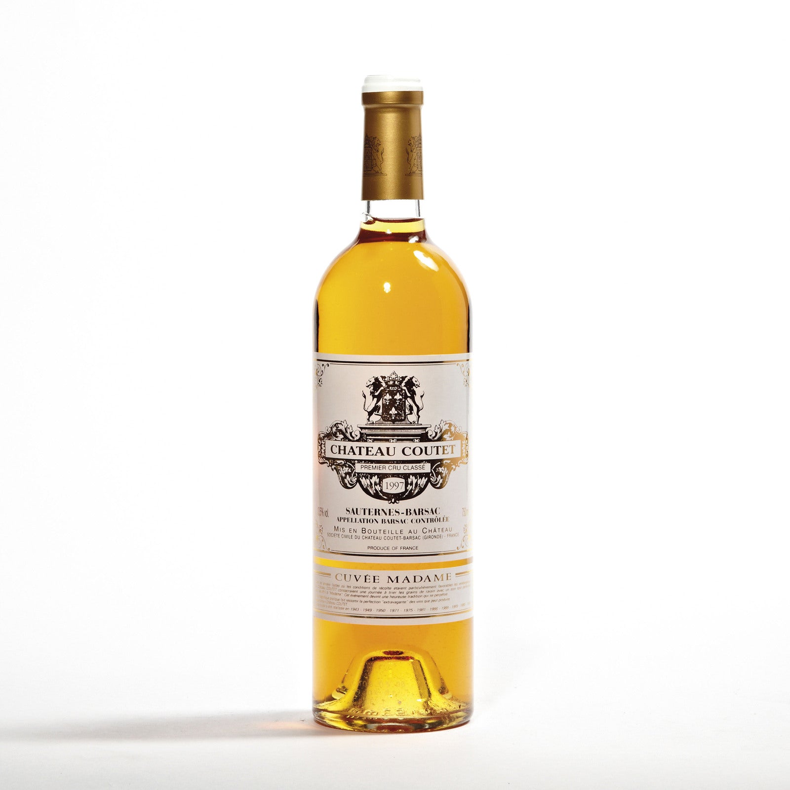 Château Coutet Cuvée Madame 1997 Bottle