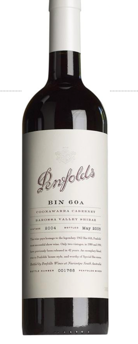 Penfolds 2004 Bin 60A